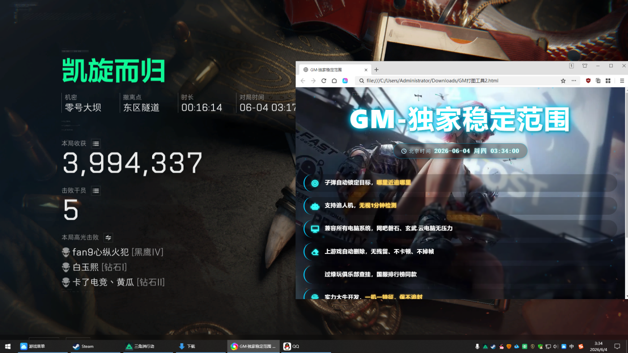  今日玩家反馈-三角洲GM单范围自瞄辅助 第2张